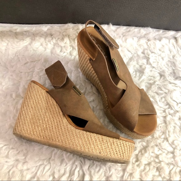 Volcom brown platform sandals, size 7.5 - Picture 1 of 10